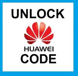 Unlock code for mobile broadband 3G and 4G modem Huawei E3131 E3231 
