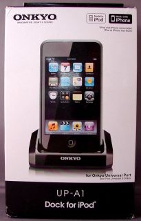 Onkyo UP A1 Remote Charger Interactive Dock Docking Station for iPod 
