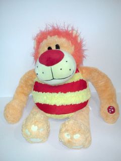 Jay At Play MICROBEAD Mushabelly Pillow Plush RYDER Lion SOUND Stuffed 