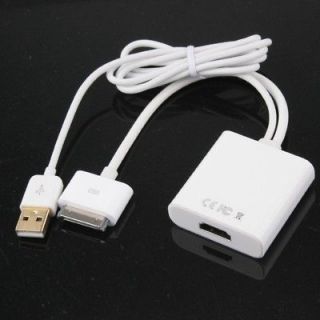 HDMI + USB Connection Cable for Apple IPAD 2 / 3 IPHONE 4S / 4 ITOUCH 