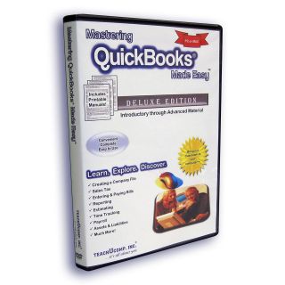 QUICKBOOKS PRO 2012/2011/2010​/2009 Training Tutorial DVD