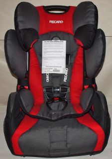 NEW Recaro Carseat ProSport Combination Booster Seat BLAZE Red Box 