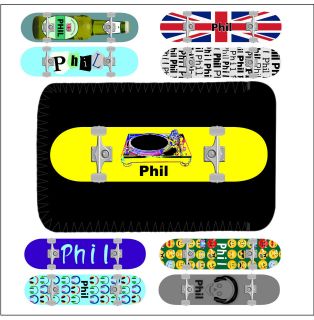 PERSONALISED SKATEBOARD DECK MOBILE PHONE/iPHONE/iPOD/ COVER/CASE 