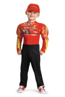 New Disney Pixar Cars Lightning Flash McQueen Boys Halloween Costume 