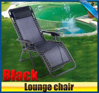 New Zero Gravity Lounge chair folding recliner garden Patio Pool Chair 