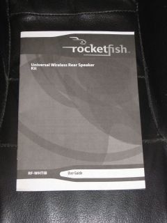 Rocketfish RF WHTIB Manual Only 