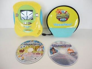 Spongebob SquarePants Special Edition VideoNow Color Player Case CDs