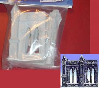 Armorcast ACC010 Cathedral Straight Wall (2) 28mm Fantasy Terrain 
