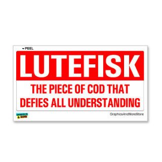 LUTEFISK The Piece Of Cod That Defies All Understanding Sticker