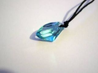   Add Water Swarovski Crystal Mermaid Aquamarine Necklace 1 DAY AUCTION