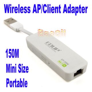   Mini Wireless Wifi AP Client Network Router Transmitter Adapter