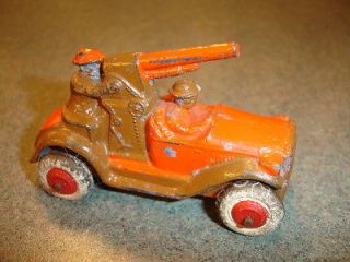 Old Vtg Antique Lead Slush Cast Barclay Manoil Toy Car Truck WW1 Army 