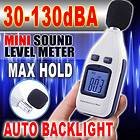 Mini Digital LCD Audio Sound Noise Level Meter 30~130dBA ±2dB Decibel 