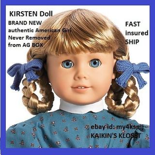 NEW 18 in American Girl Doll KIRSTEN Doll and BOOK no X