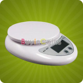 Digital Electronic Kitchen Food Diet Weight Blance Scale 1g 5kg 5000g