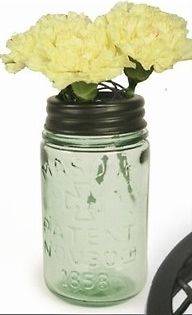 Unique Mason 1858 Canning Fruit Jar FLOWER FROG KIT