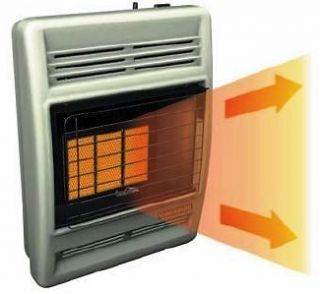 New Comfort Glow Vent Free Natural Gas Space Wall Heater Blower 18,000 