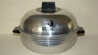 Vintage 3 Pc. West Bend Aluminum Bun / Food Warmer Serving Oven