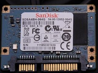 New SANDISK SDSA4BH 064G 64GB SSD SATA Solid State Hard Drive Half 