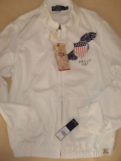 Ralph Lauren American Flag Men Golf/Jacket Size S New With Tags