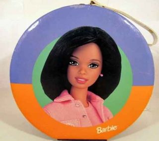1998 Barbie Storage Keepsakes HAT BOX Travel So Sweet