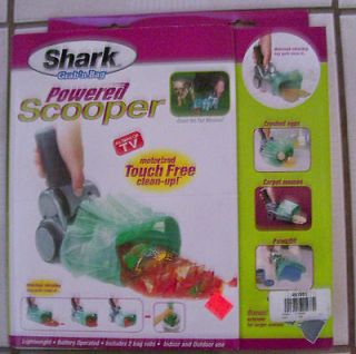 SHARK (GRABN BAG) POWERED SCOOPER BATTERY OPERATED W 2 ROLLS BAGE 