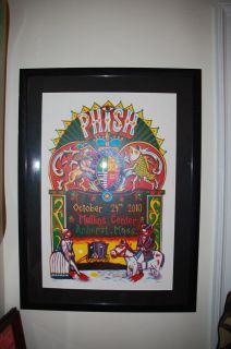   Pollock Print Amherst 10/24/10 Poster pins grateful dead stout masthay