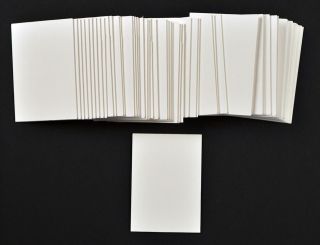 ACEO Blanks (50) Group lot of 50 2.5x3.5 blank backing boards