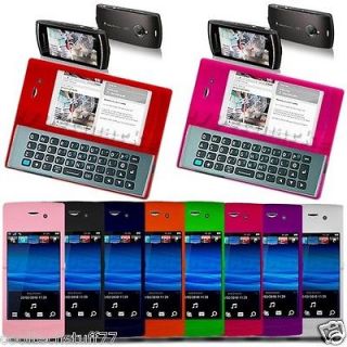For Sony Ericsson VIVAZ PRO U8i Silicone Rubber Soft Mobile Phone Case 