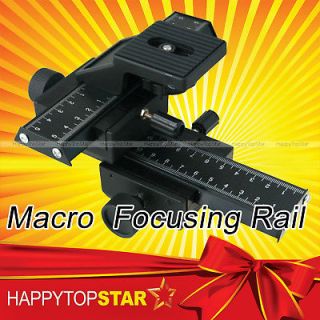 way Macro Rail Slider For NIKON 105mm F2.8G Micro 40mm f/2.8G 60mm 