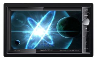 Soundstream VR 650B In Dash Double Din Player Built in Bluetooth Head 