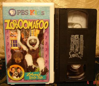 PBS KIDS ZOBOOMAFOO Zoboos Little Pals Vhs Video RARE CLAMSHELL FREE 