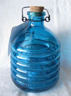 Old Fashioned BLUE Glass Wasp & Yellow Jacket Trap