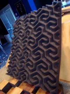   Acoustic Foam Panels 24 tiles 2 x 12 x 24 Studio Sound Proof