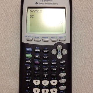 Texas Instruments TI 84 Plus Graphic Calculator, Graphing   Works 