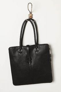 NEW ANTHROPOLOGIE MELBU Tote by Leifsdottirs Black Carryall Handbag 