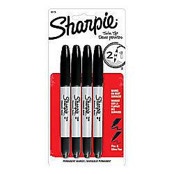 Pack Sharpie Twin Tip Assorted Color Permanent Markers, Fine & Ultra 