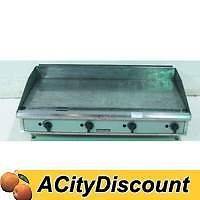 USED TOASTMASTER TGM48 48 STAINLESS NATURAL GAS COMMERCIAL FLAT TOP 