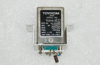 Toyocom Crystal OSC TCO 612B