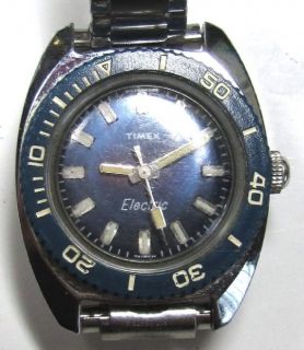 Vintage Ladies Timex Electric Divers Style Watch, L@@K