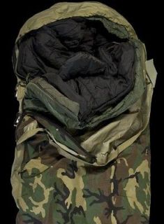   Genuine US Military USMC USGI Woodland Camouflage Modular Sleep System