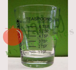   MINI MEASURE SHOT GLASS 1 Ounce Small Measuring Cup TSP TBSP OZ ML
