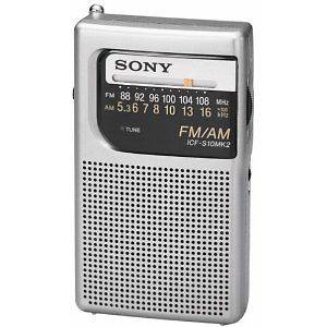 Sony ICF S10MK2 FM/AM 2 Band Portable Compact Pocket Radio ICFS10MK2