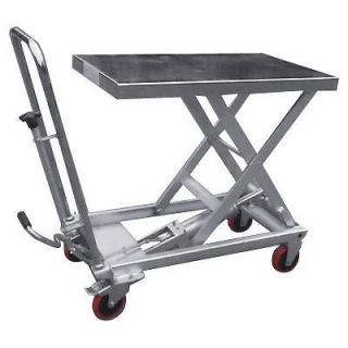 Chrome Plated Hydraulic Lift Table #2604S012