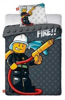 LEGO DUVET COVER SET CITY POLICE 63 X 78 INCHES 100% cotton