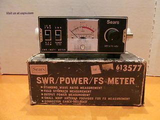Vintage  SWR / Watt Meter for CB and Ham Radios in Box