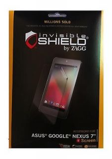 ZAGG NEW   ASUS GOOGLE Nexus 7 TABLET   FRONT SCREEN invisible Shield 