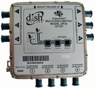 Dish Network DP34 Satellite Multiswitch 3X4 DP 34 Multi Switch Pro HD 
