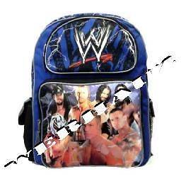 WWE Large Backpack   Wrestling Bakcpack (Blue), New