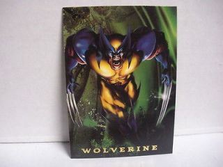   Marvel Universe 8 of 18 Wolverine Power Blast INSERT Trading Card